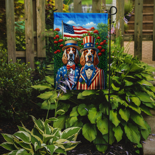 All American English Setter Garden Flag – Dogs with American Flag Background by Caroline’s Treasures