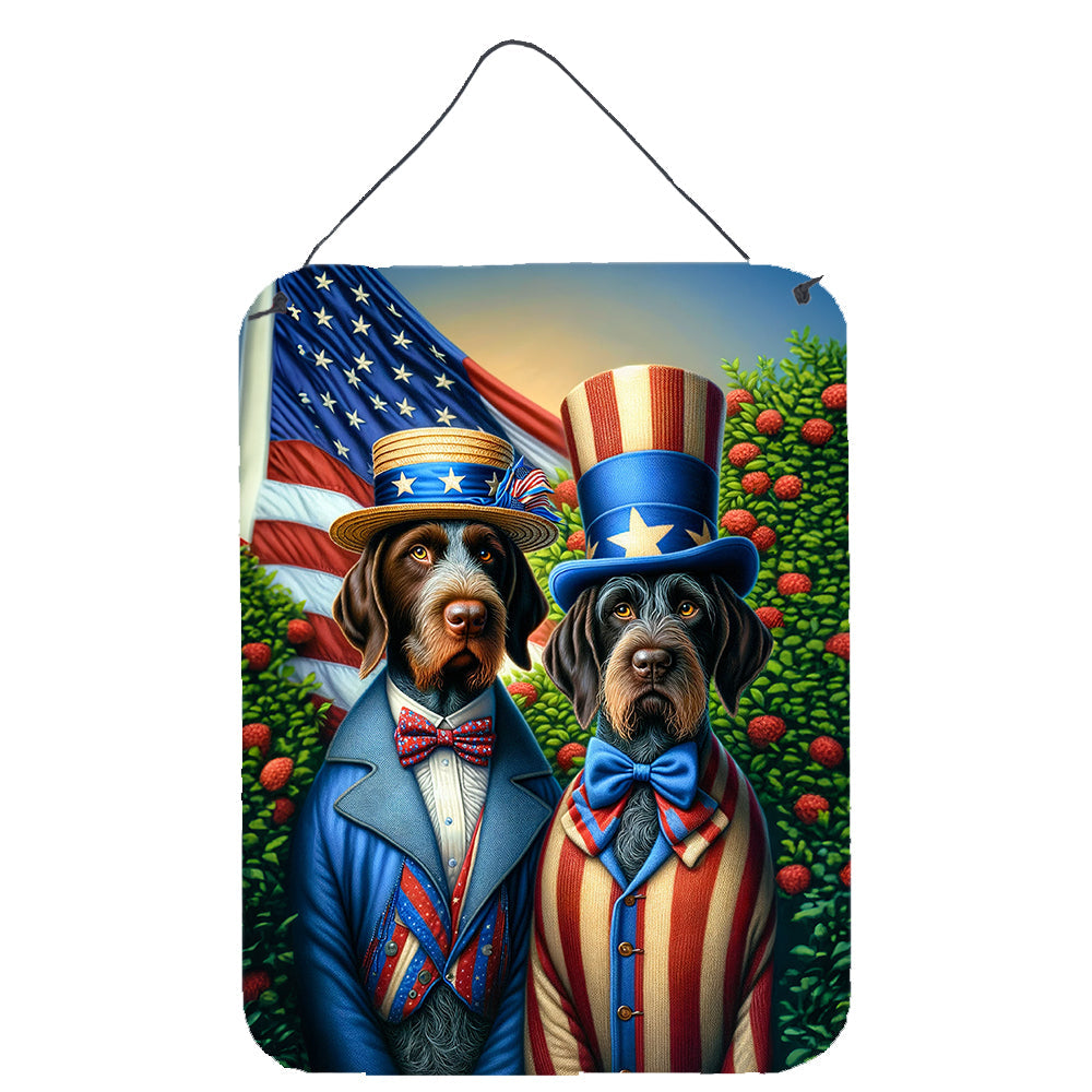 All American German Wirehaired Pointer Wall or Door Hanging Prints