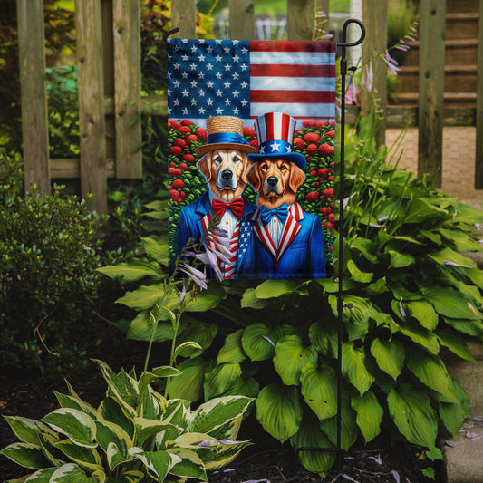 All American Golden Retriever Garden Flag –  Garden Flag by Caroline's Treasures