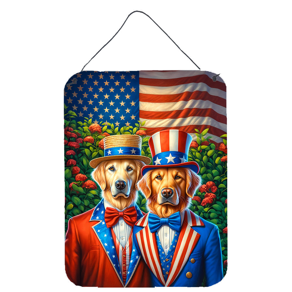 All American Golden Retriever Wall or Door Hanging Prints