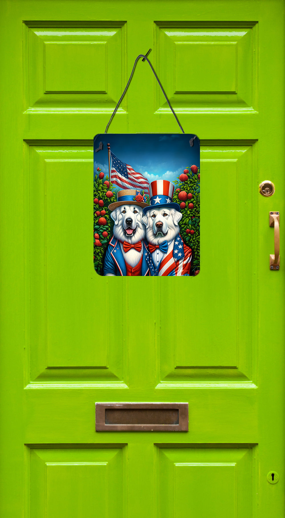 All American Great Pyrenees Wall or Door Hanging Prints