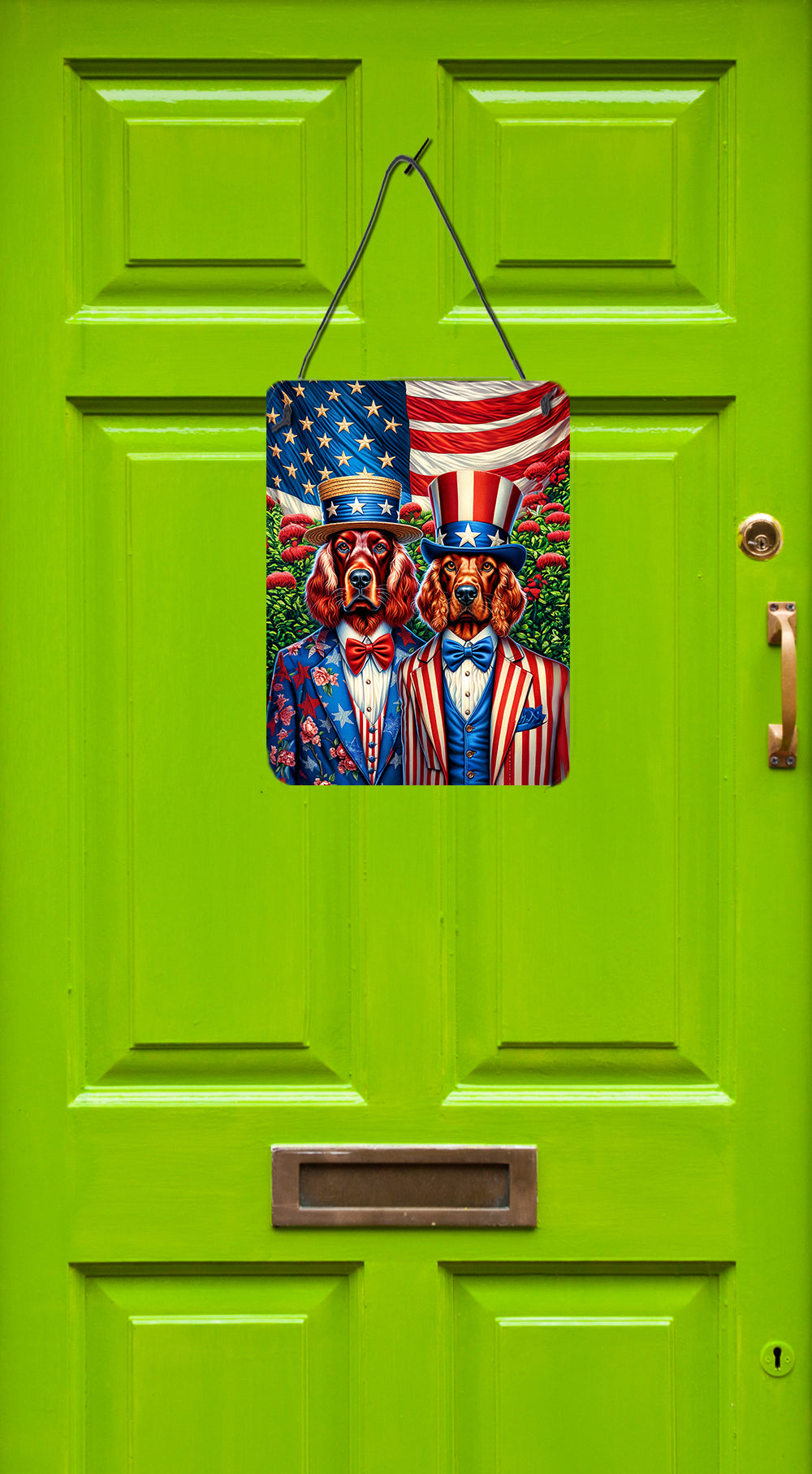 All American Irish Setter Wall or Door Hanging Prints