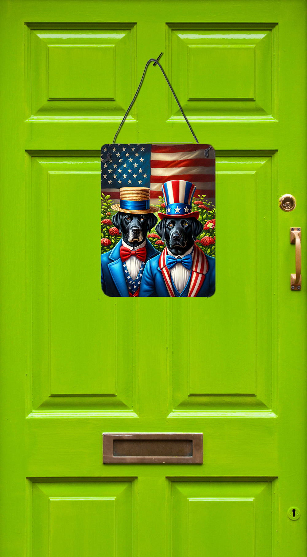 All American Labrador Retriever Wall or Door Hanging Prints