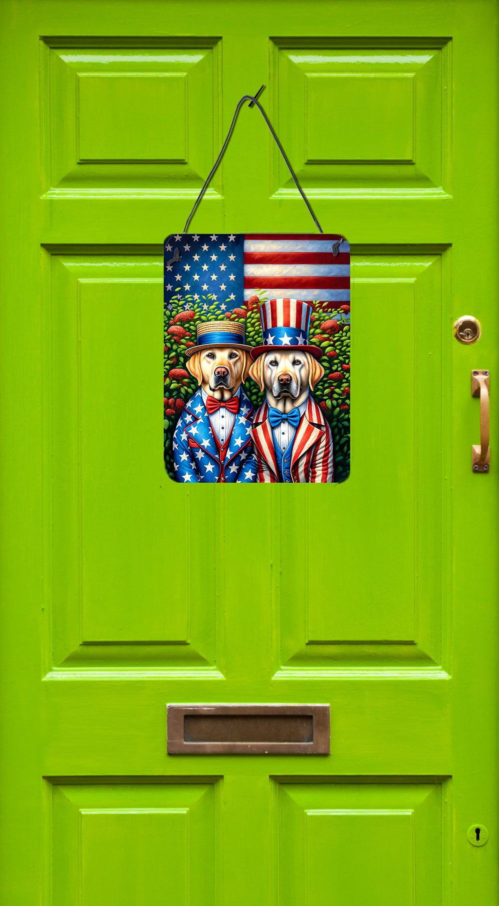 All American Labrador Retriever Wall or Door Hanging Prints