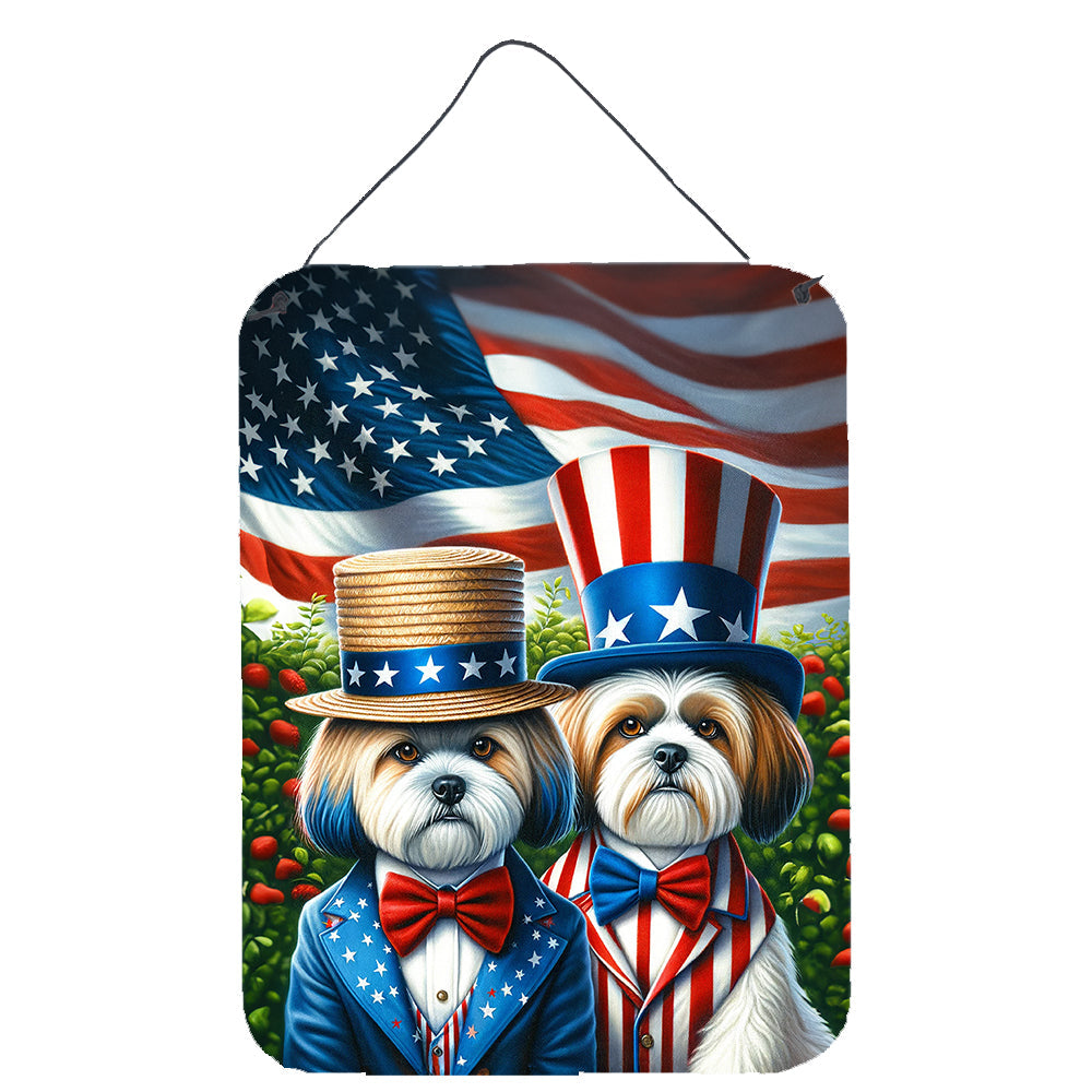 All American Lhasa Apso Wall or Door Hanging Prints