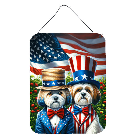 All American Lhasa Apso Wall or Door Hanging Prints