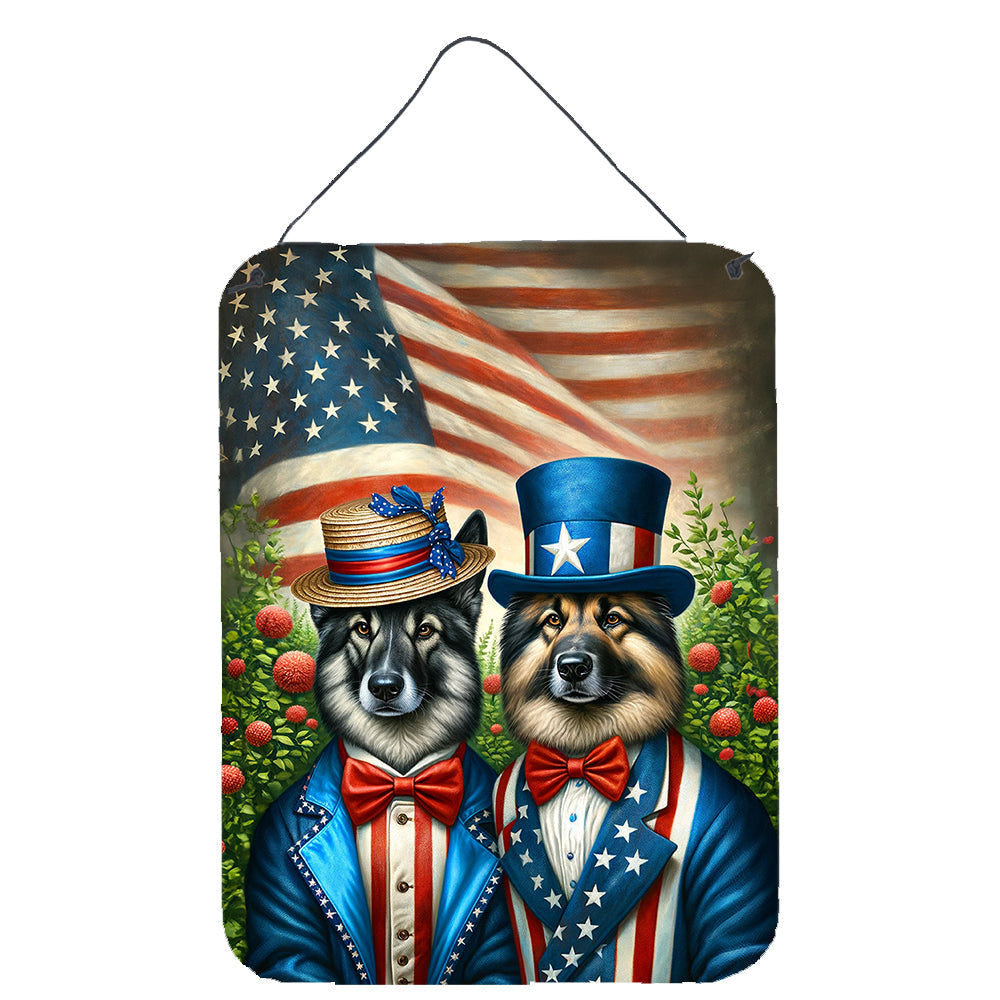 All American Norwegian Elkhound Wall or Door Hanging Prints