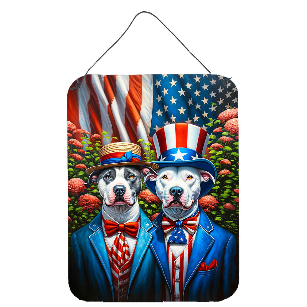 All American Pit Bull Terrier Wall or Door Hanging Prints