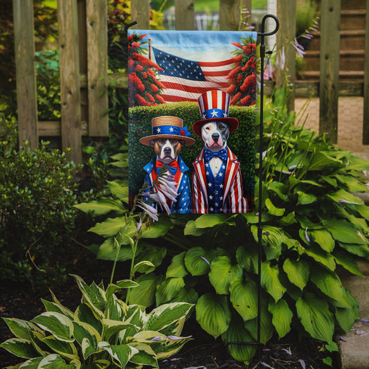 All American Pit Bull Terrier Garden Flag –  Garden Flag by Caroline's Treasures