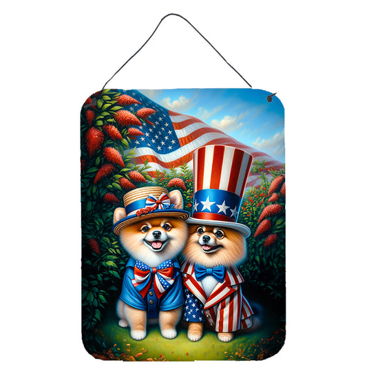 All American Pomeranian Wall or Door Hanging Prints