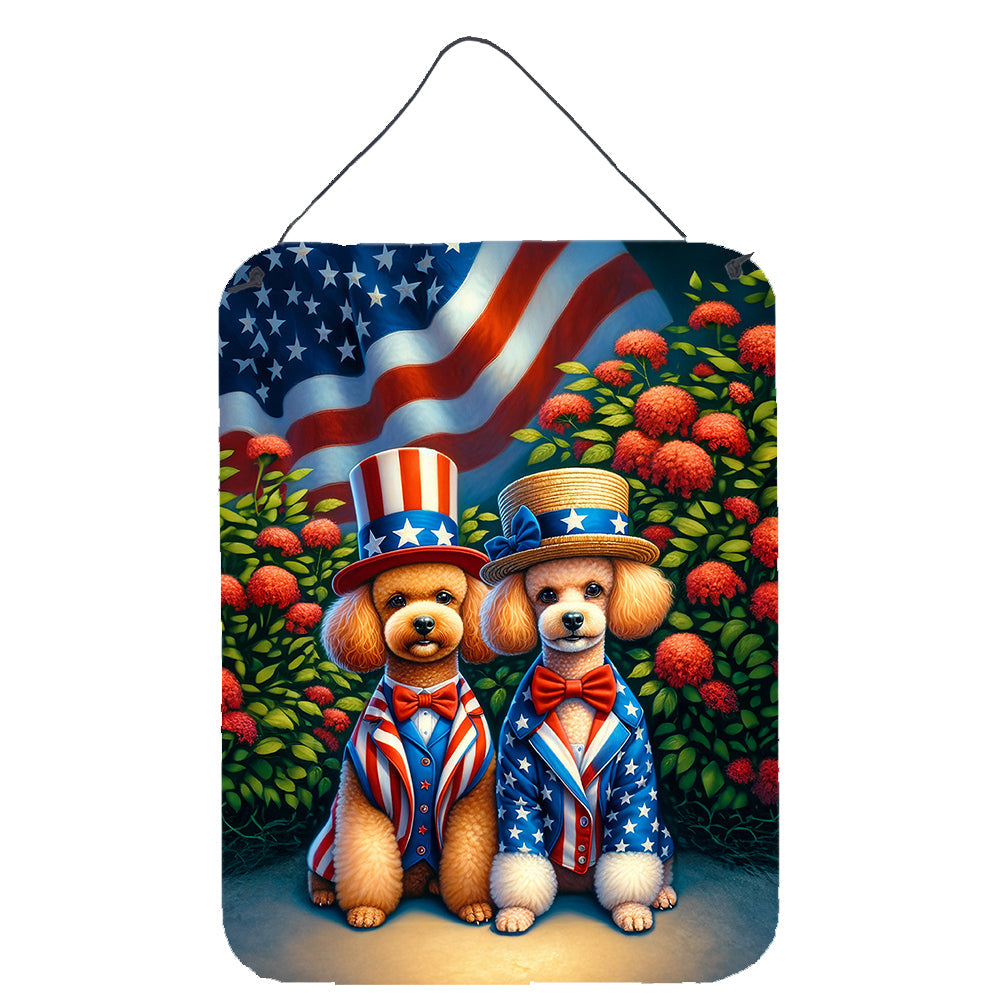 All American Poodle Wall or Door Hanging Prints