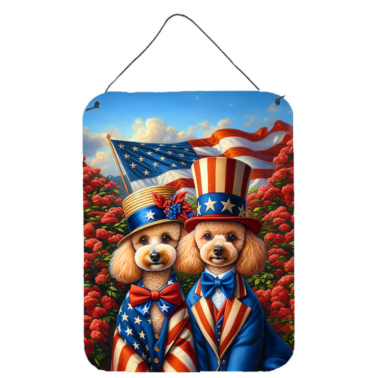 All American Poodle Wall or Door Hanging Prints