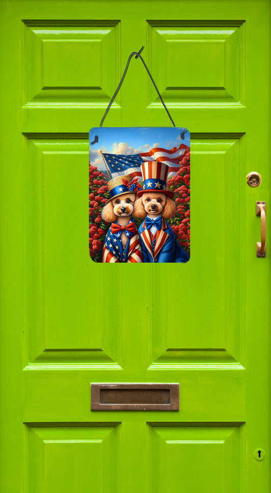 All American Poodle Wall or Door Hanging Prints