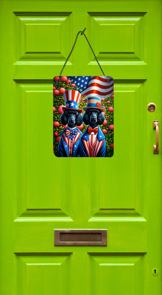 All American Poodle Wall or Door Hanging Prints