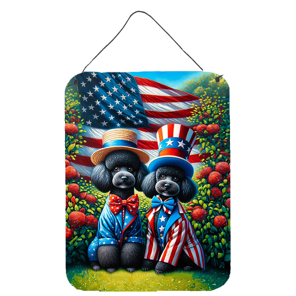 All American Poodle Wall or Door Hanging Prints
