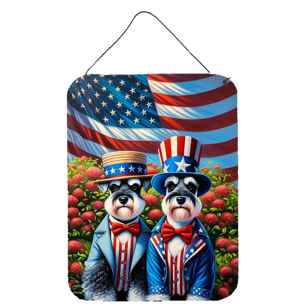 All American Schnauzer Wall or Door Hanging Prints