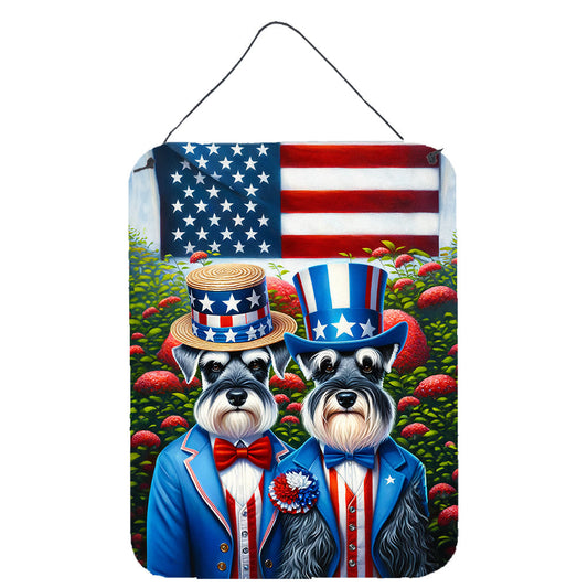 All American Schnauzer Wall or Door Hanging Prints