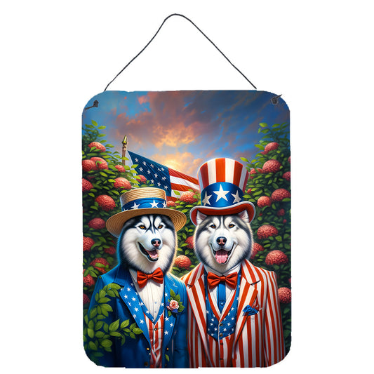 All American Siberian Husky Wall or Door Hanging Prints