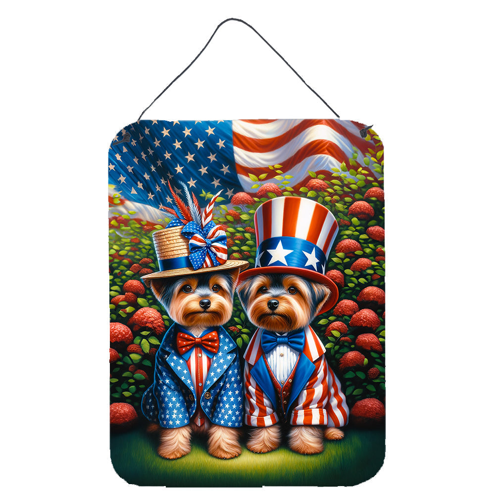 All American Yorkshire Terrier Wall or Door Hanging Prints