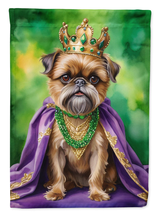 Brussels Griffon King of Mardi Gras Garden - Vibrant Dog-Themed Yard Decor by Caroline's Treasures