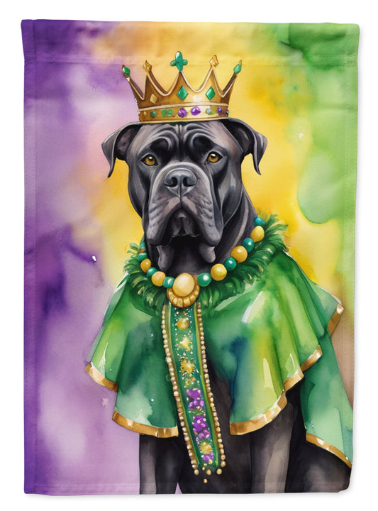 Cane Corso King of Mardi Gras Garden Flag - Vibrant Dog-Themed Yard Decor by Caroline's Treasures