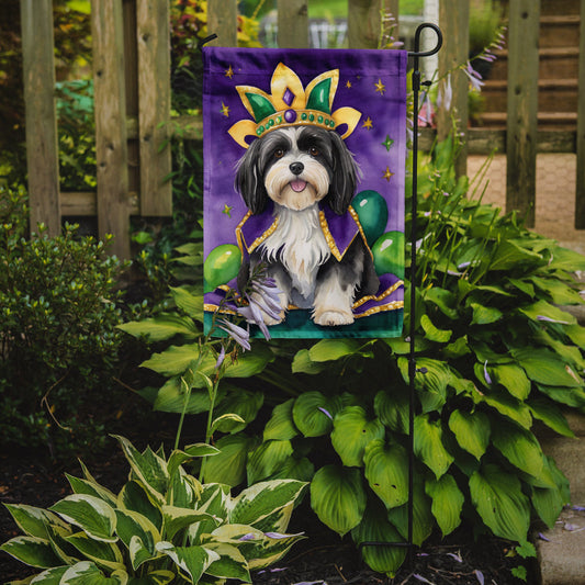 Havanese King of Mardi Gras Garden Flag - Vibrant Dog-Themed Yard Decor by Caroline's Treasures