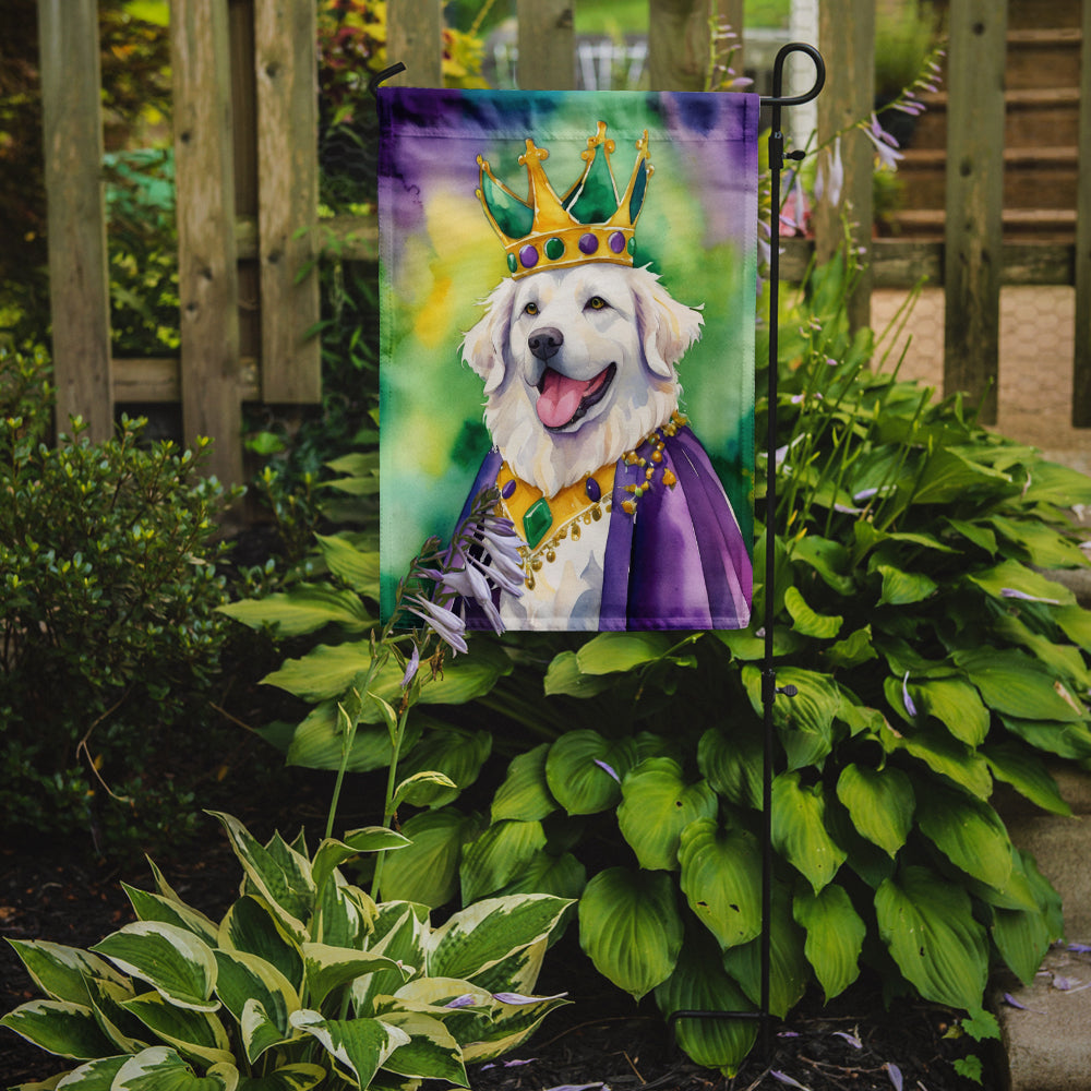 Kuvasz King of Mardi Gras Garden Flag - Vibrant Dog-Themed Yard Decor by Caroline's Treasures