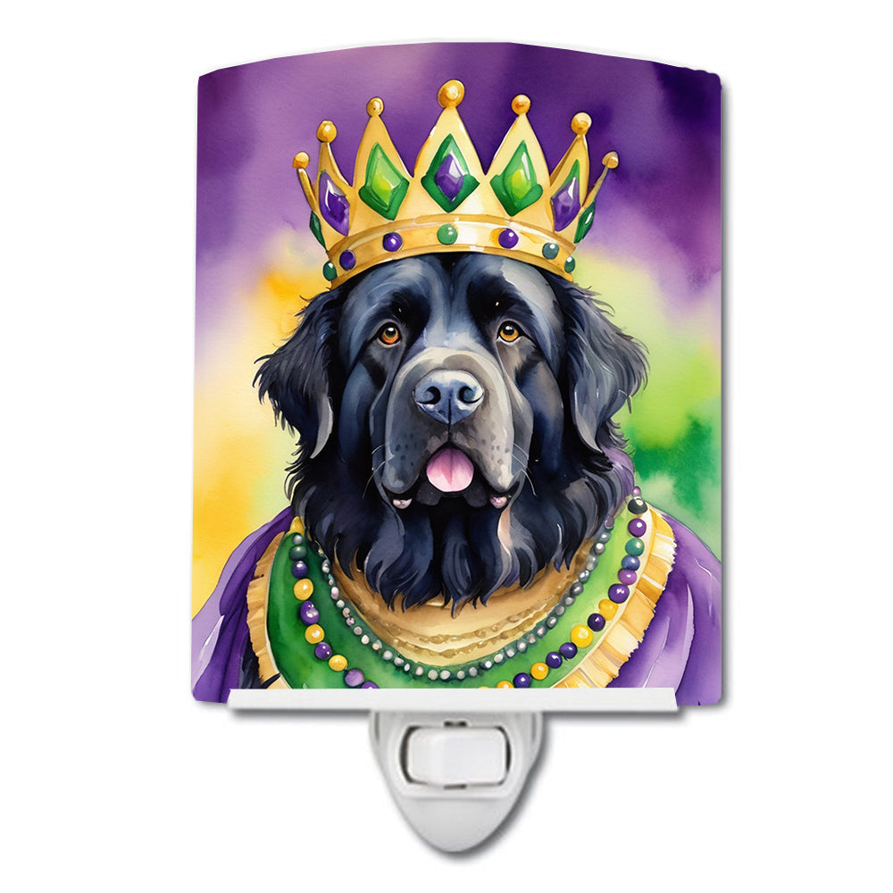 Newfoundland King of Mardi Gras Ceramic Night Light