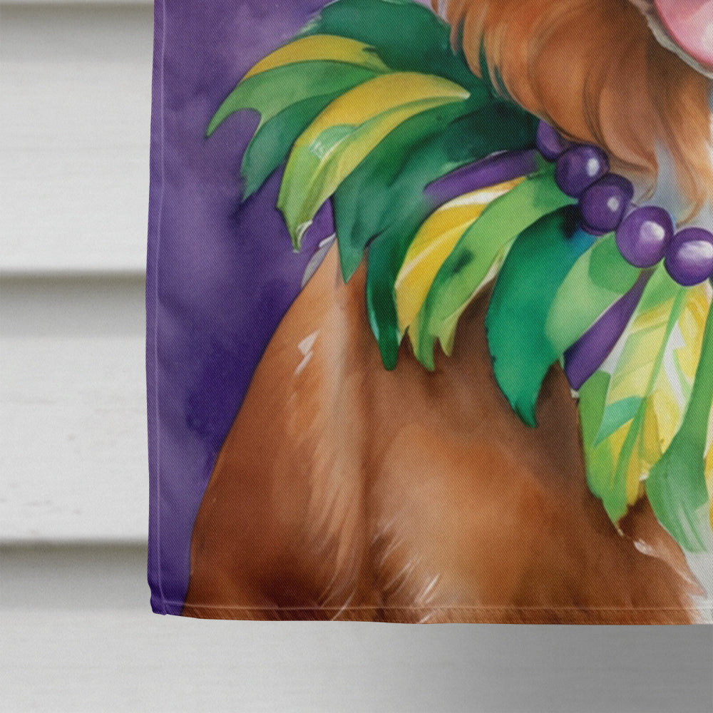 Nova Scotia Duck Tolling Retriever King of Mardi Gras House Flag