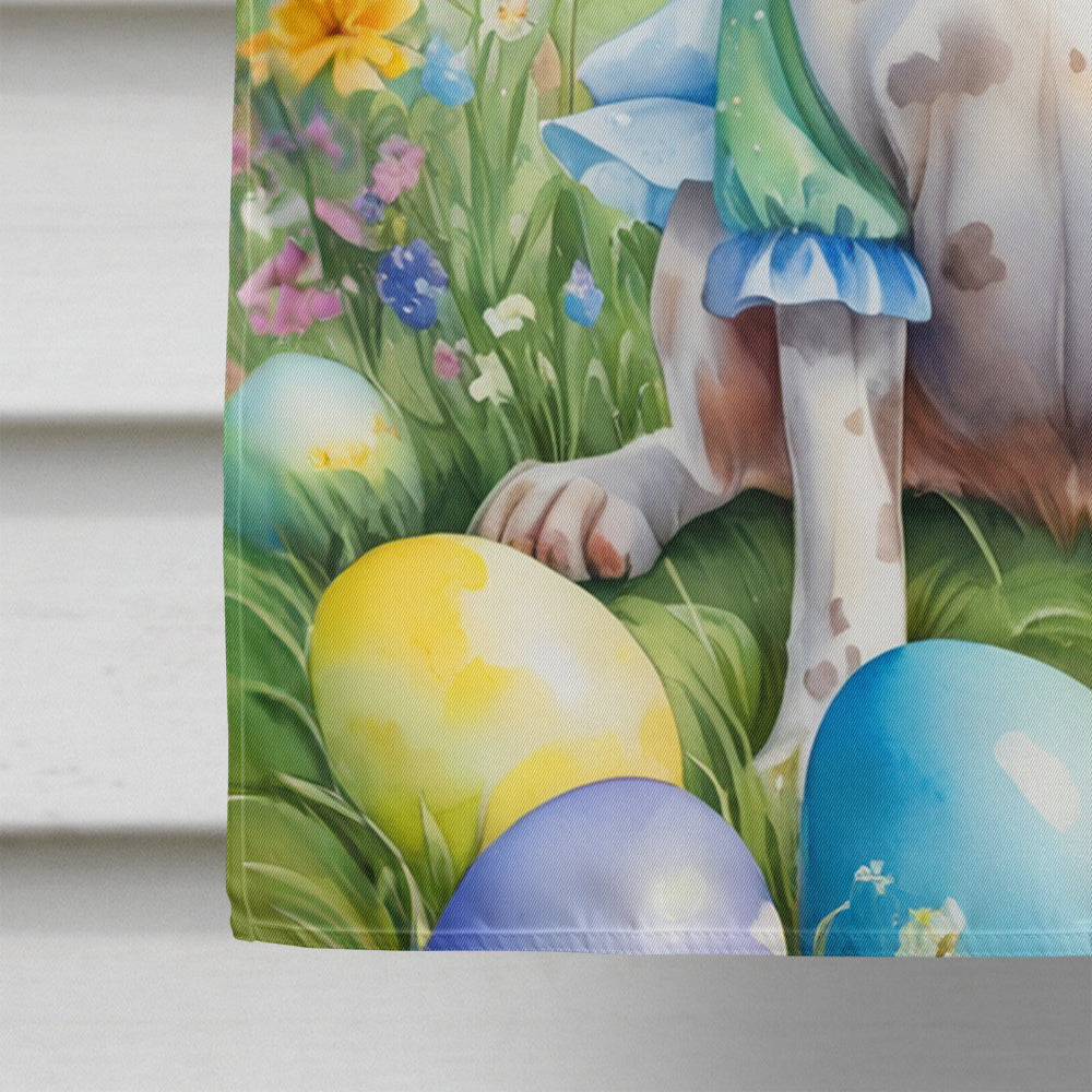American English Coonhound Easter Egg Hunt House Flag