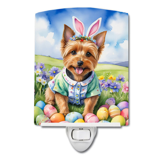 Australian Terrier Easter Egg Hunt Ceramic Night Light