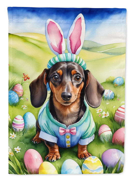 Dachshund Easter Egg Hunt House Flag