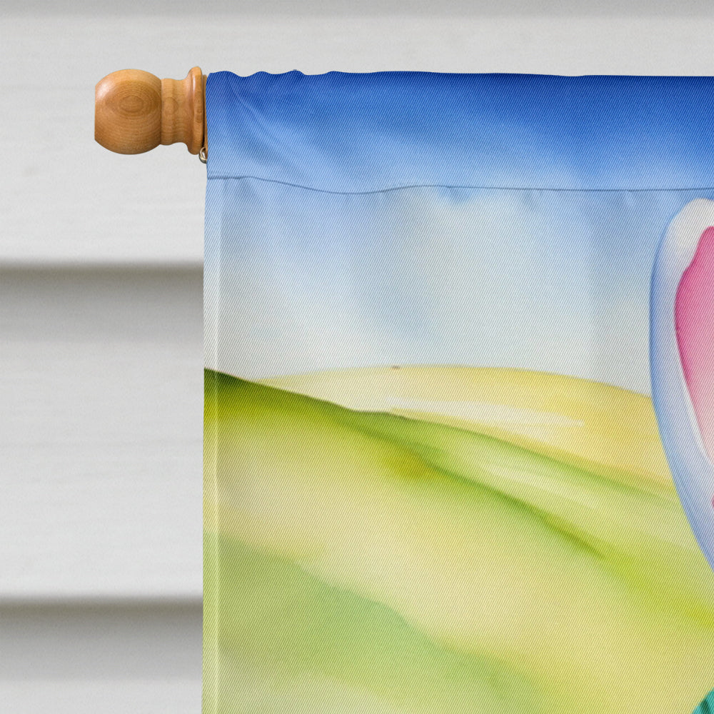 Dachshund Easter Egg Hunt House Flag