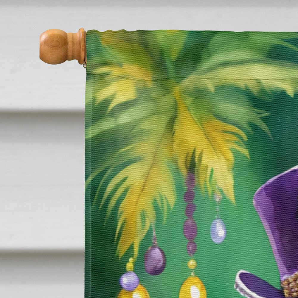 Alligator King of Mardi Gras House Flag
