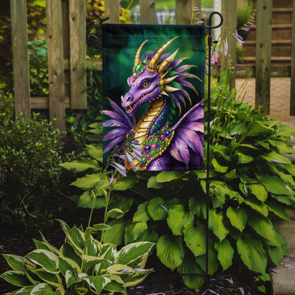 Dragon King of Mardi Gras Garden Flag – Decorative Garden Flag by Caroline's Treasures
