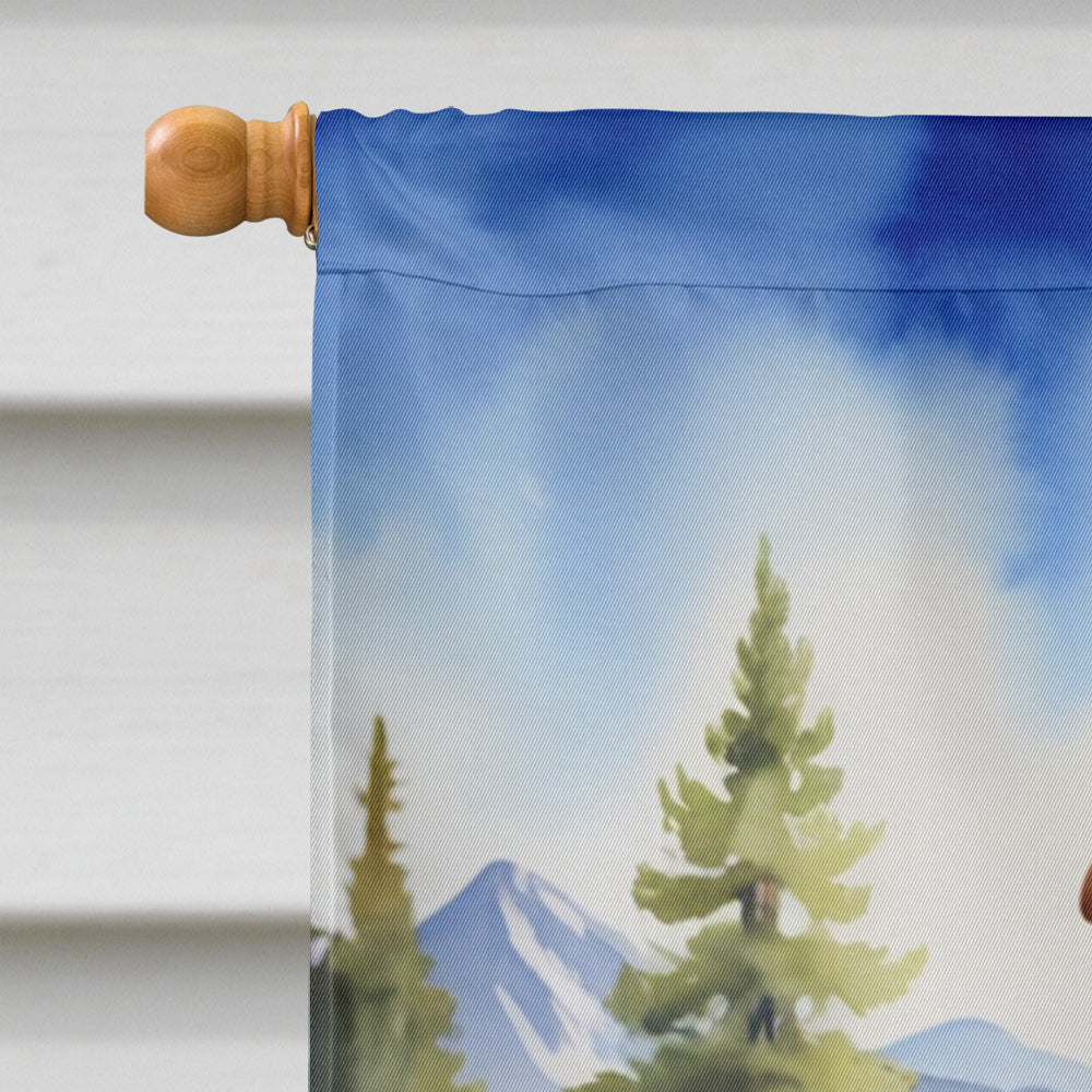 Irish Terrier Cowboy Welcome House Flag