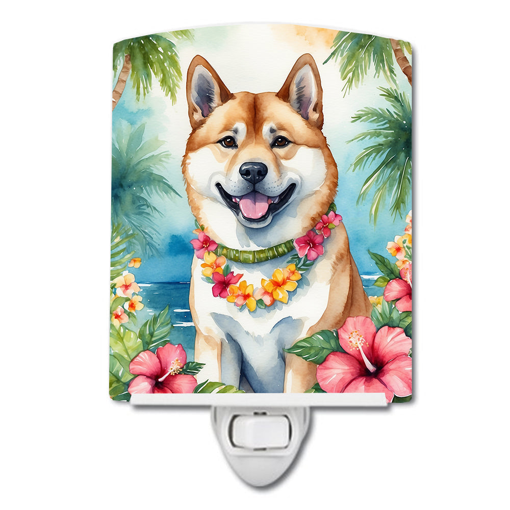 Akita Luau Ceramic Night Light