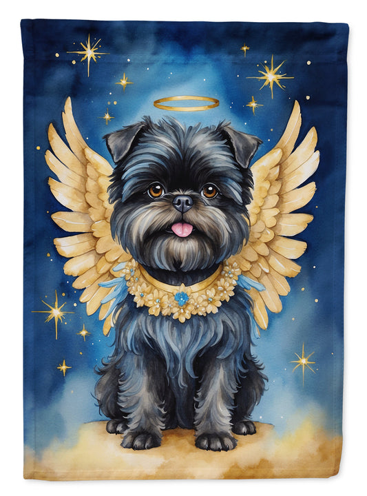 Affenpinscher My Angel Garden Flag – Memorial or Christmas Dog Angel Decor
