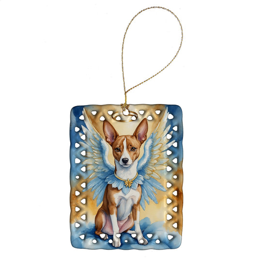 Basenji My Angel Porcelain Ornament