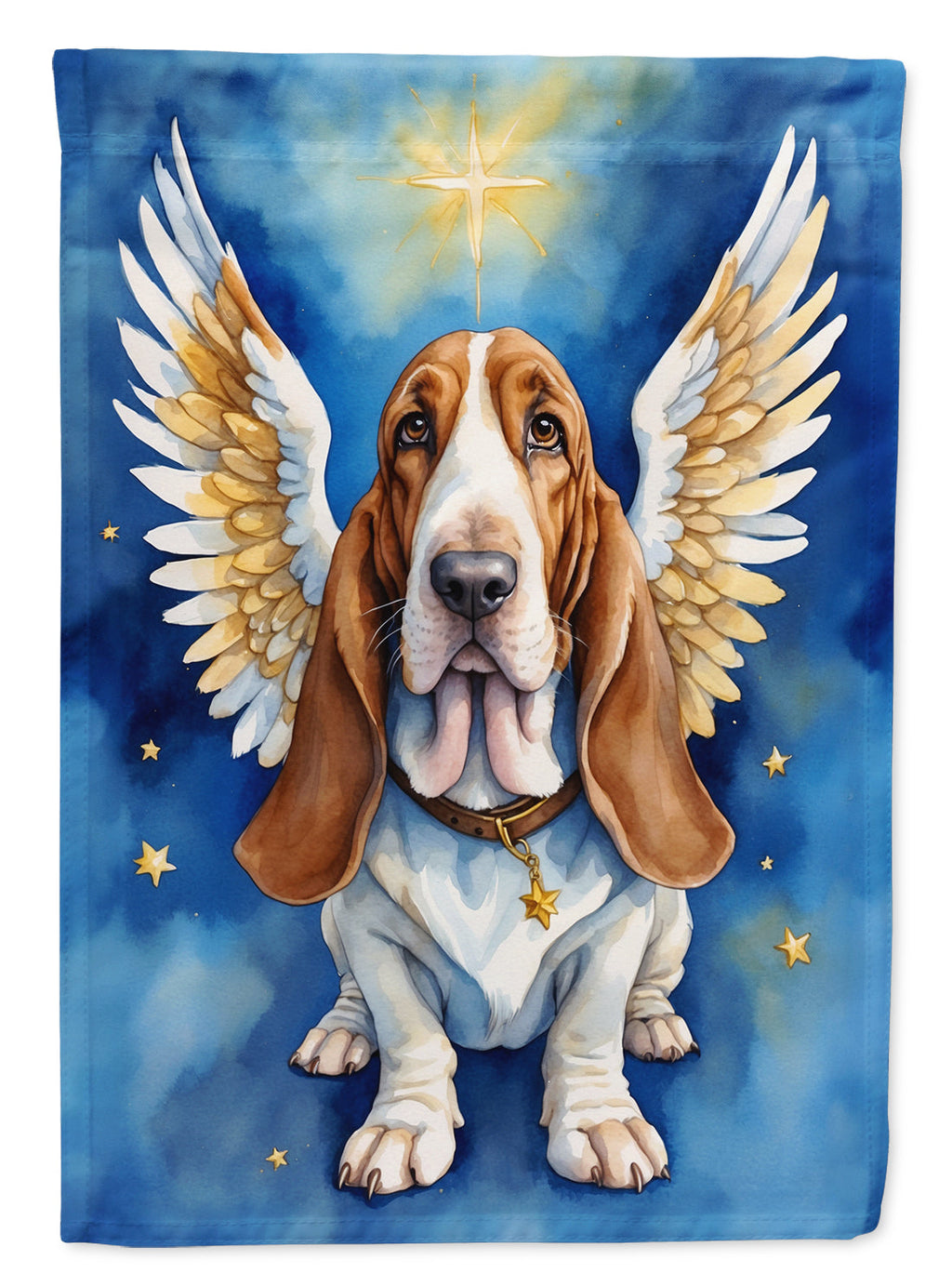 Basset Hound My Angel House Flag DAC6938CHF