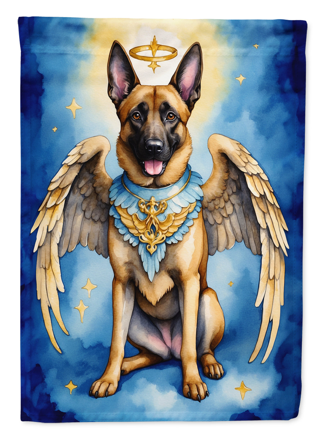 Belgian Malinois My Angel Garden Flag – Memorial or Christmas Dog Angel Decor