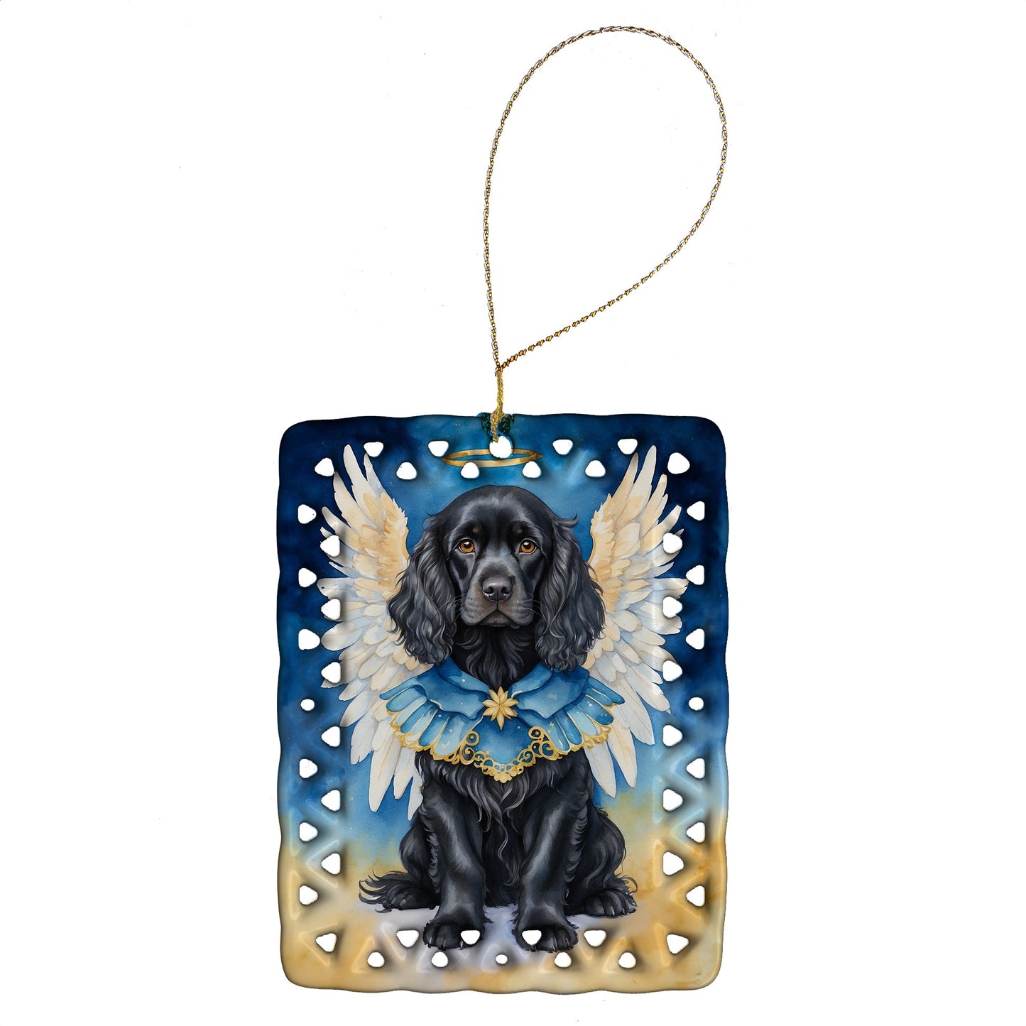 Cocker Spaniel My Angel Porcelain Ornament