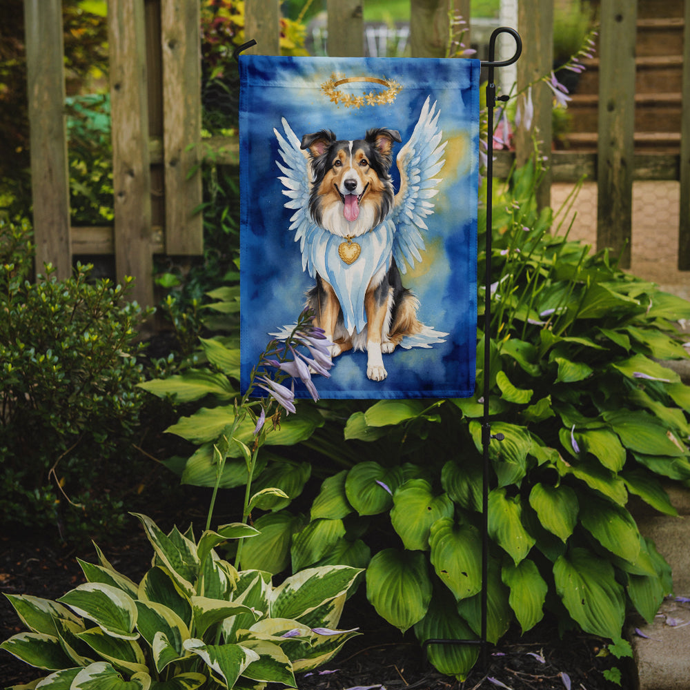 Collie My Angel Garden Flag – Memorial or Christmas Dog Angel Decor