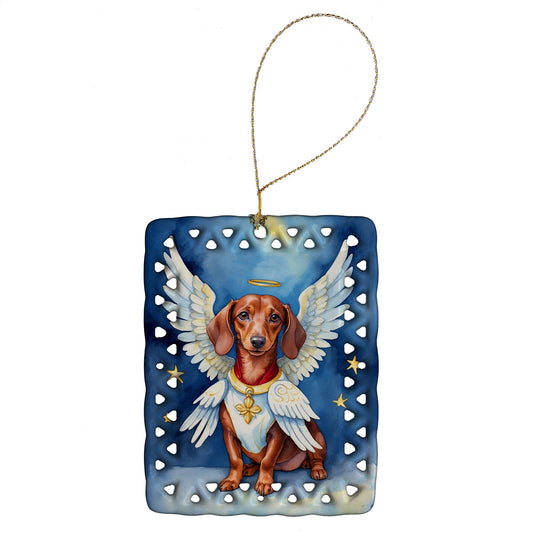 Dachshund My Angel Porcelain Ornament
