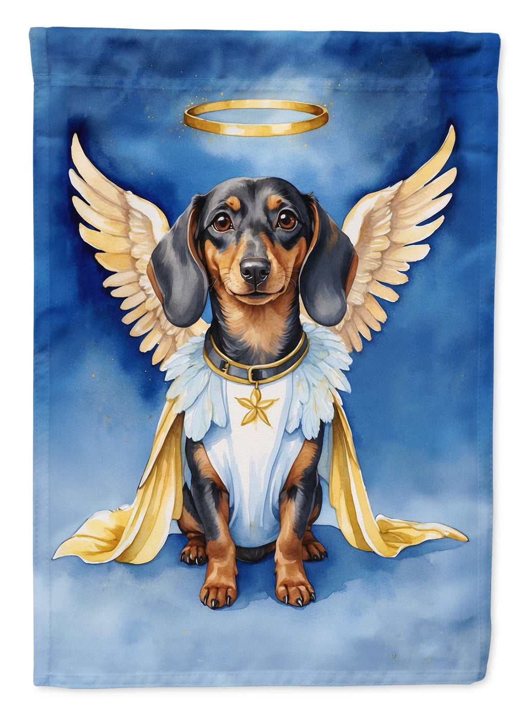 Dachshund My Angel House Flag DAC6989CHF