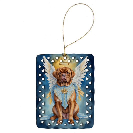 Dogue de Bordeaux My Angel Porcelain Ornament