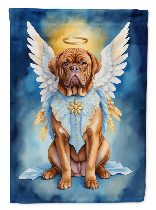 Dogue de Bordeaux My Angel Garden Flag – Memorial or Christmas Dog Angel Decor