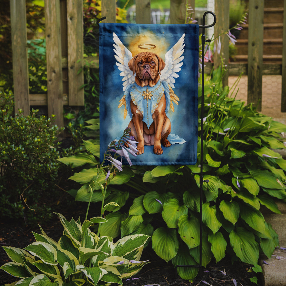 Dogue de Bordeaux My Angel Garden Flag – Memorial or Christmas Dog Angel Decor