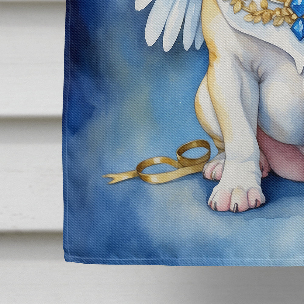 English Bulldog My Angel House Flag