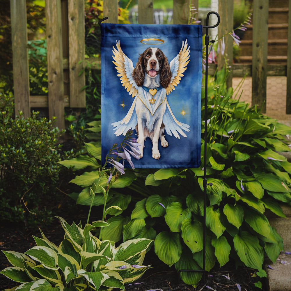 English Springer Spaniel My Angel Garden Flag – Memorial or Christmas Dog Angel Decor